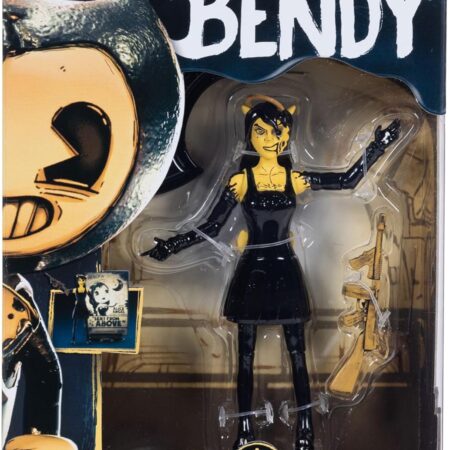Bendy and the Ink Machine Twisted Alice with Tommy Gun 5" Action Figure from Wave 2