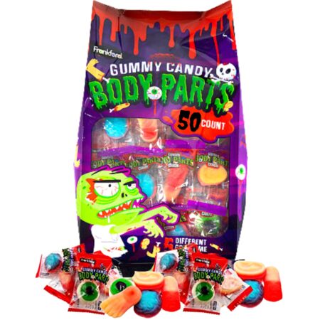 Frankford Halloween Gummy Candy Body Parts
