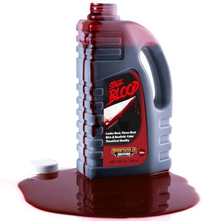 Spooktacular Creations 32 oz Fake Halloween Vampire Blood Bottle Fake Blood Stage Blood for Halloween Costume, Zombie, Vampire and Monster Makeup & Dress Up