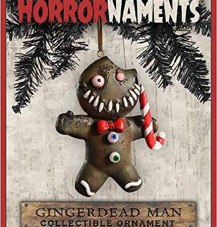 HorrorNaments Ginger Dead Man Horror Ornament - Scary Prop and Decoration